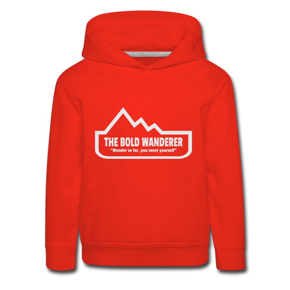 Kids‘ Bold Hoodie - red