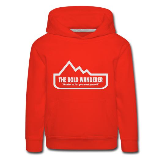 Kids‘ Bold Hoodie - red