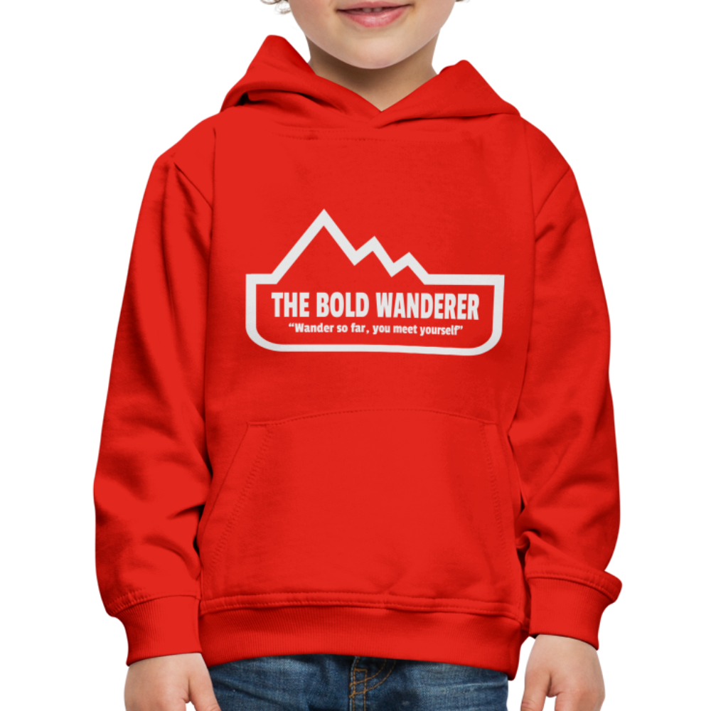 Kids‘ Bold Hoodie - red