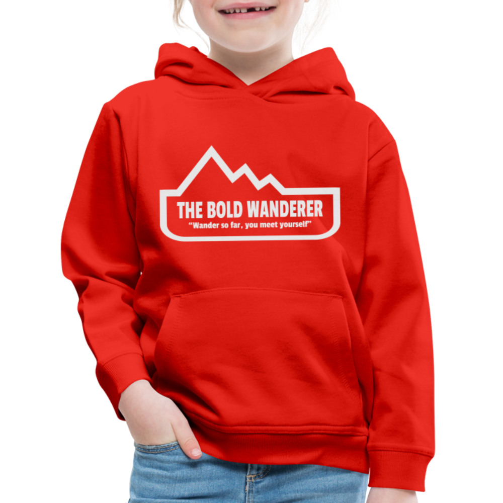 Kids‘ Bold Hoodie - red