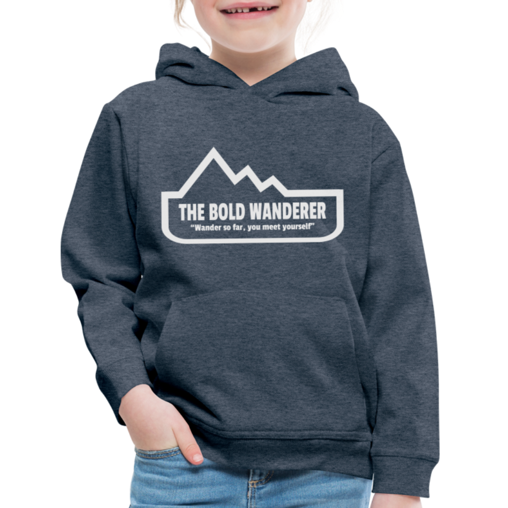 Kids‘ Bold Hoodie - heather denim