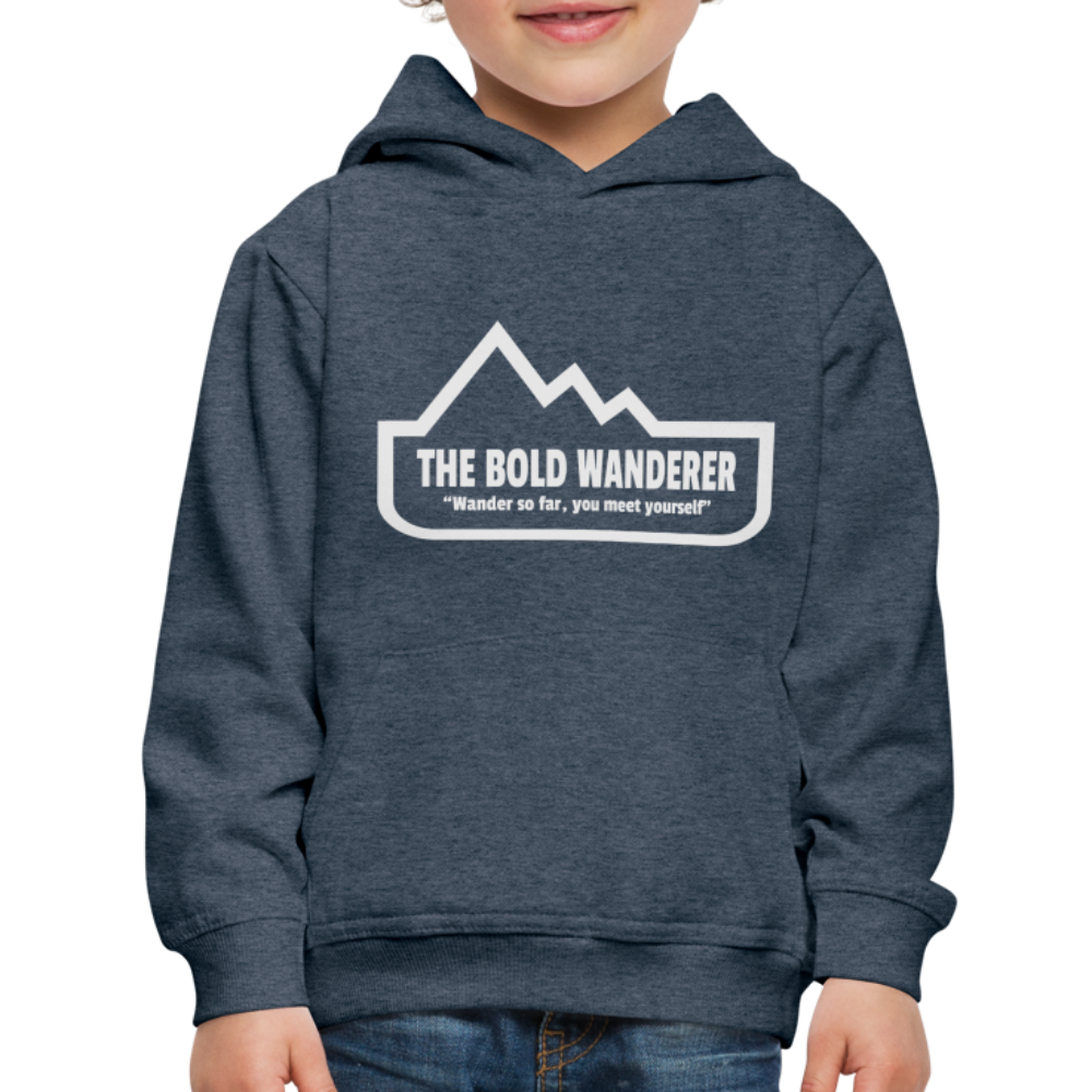 Kids‘ Bold Hoodie - heather denim