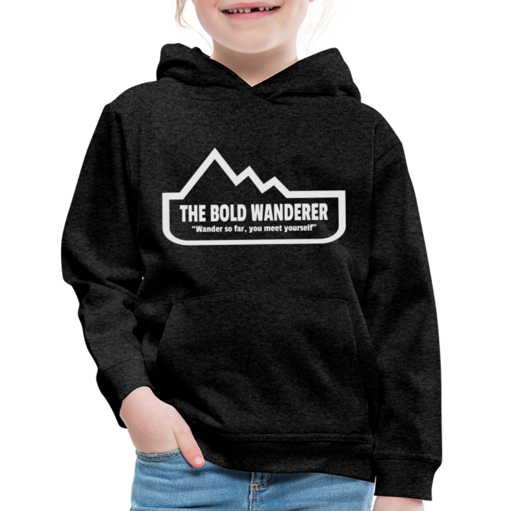Kids‘ Bold Hoodie - charcoal grey