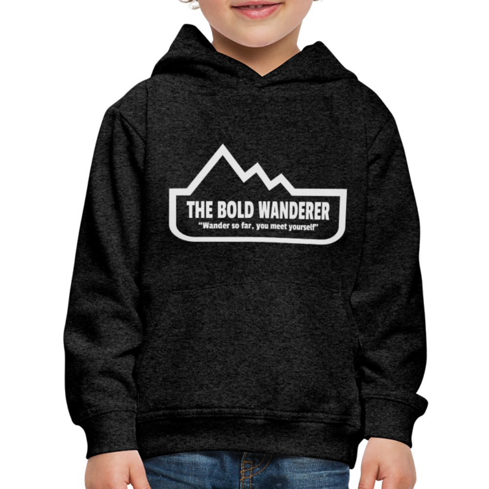 Kids‘ Bold Hoodie - charcoal grey