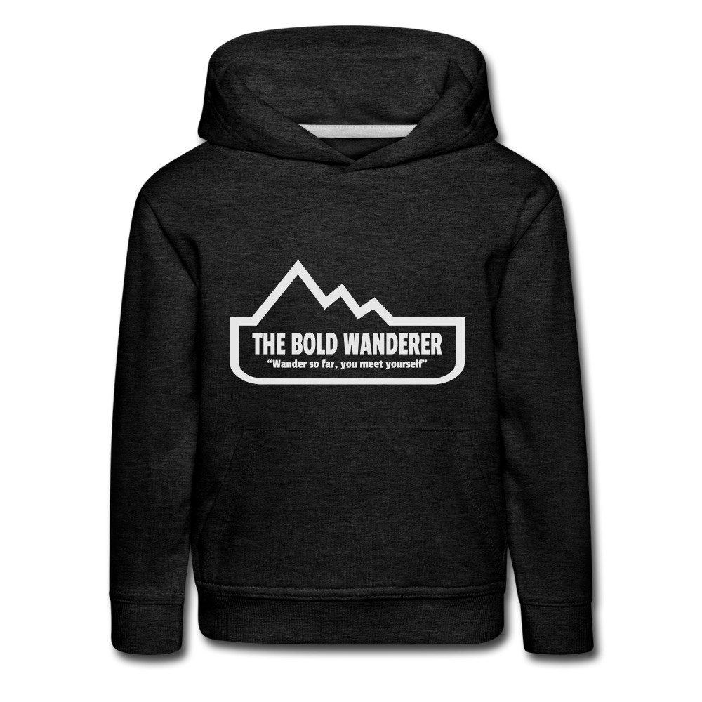 Kids‘ Bold Hoodie - charcoal grey