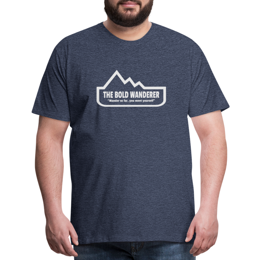 Bold Wanderer Tee - heather blue