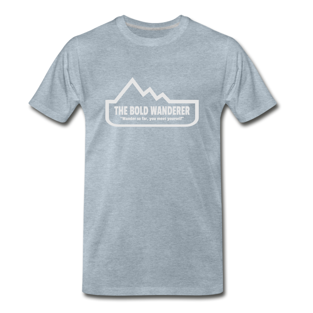 Bold Wanderer Tee - heather ice blue