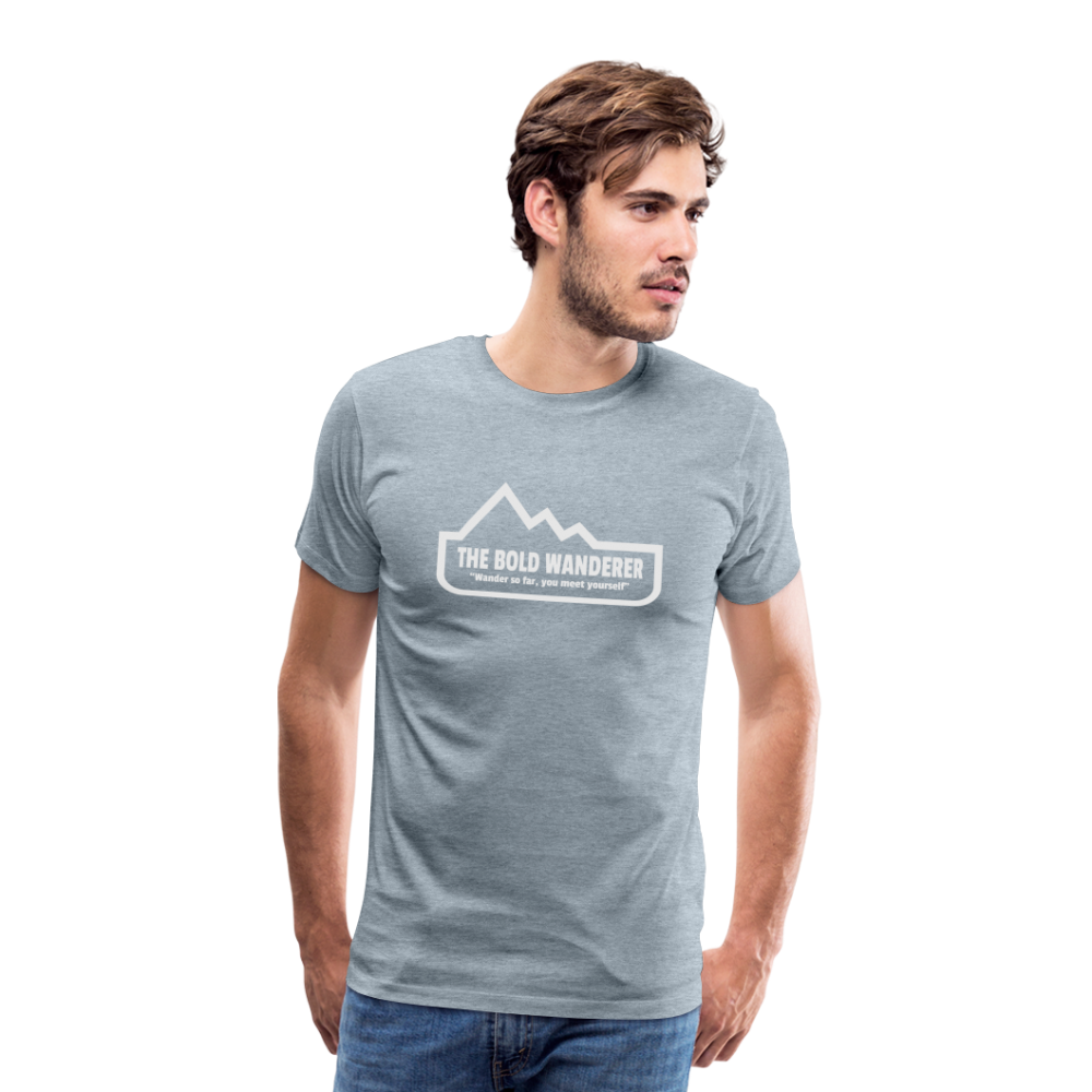 Bold Wanderer Tee - heather ice blue