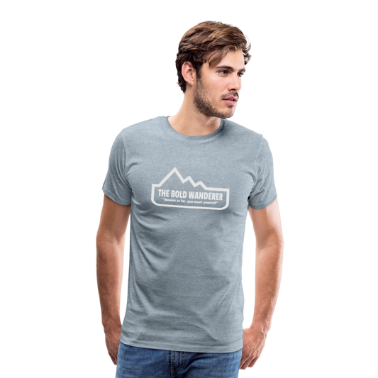 Bold Wanderer Tee - heather ice blue