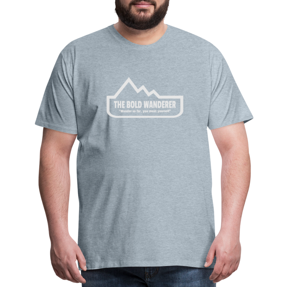 Bold Wanderer Tee - heather ice blue