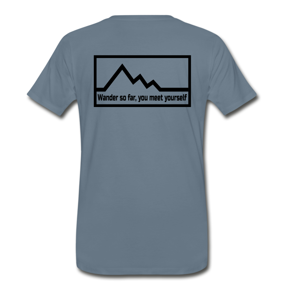 Men's Premium T-Shirt - steel blue