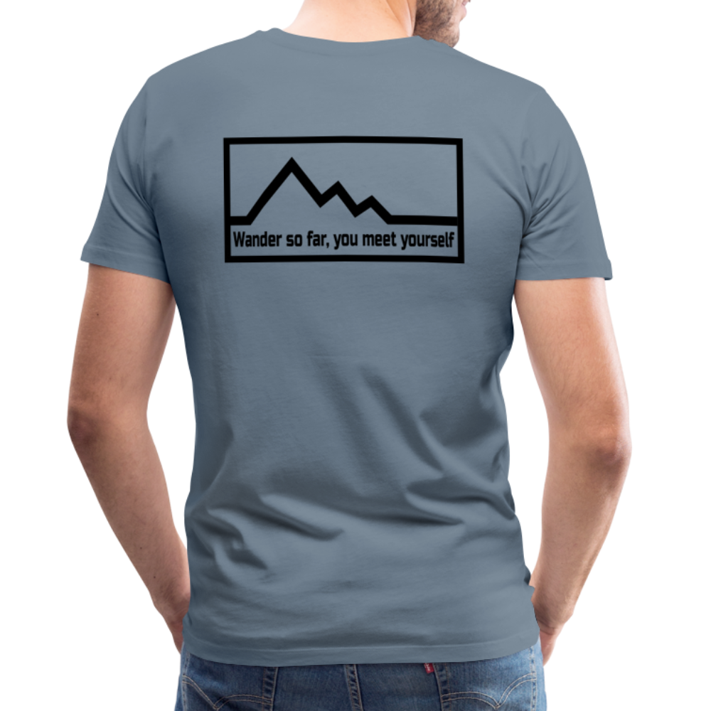 Men's Premium T-Shirt - steel blue