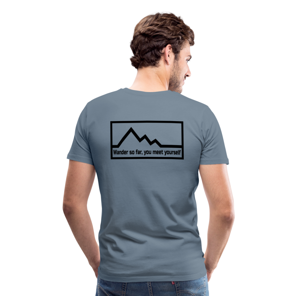 Men's Premium T-Shirt - steel blue
