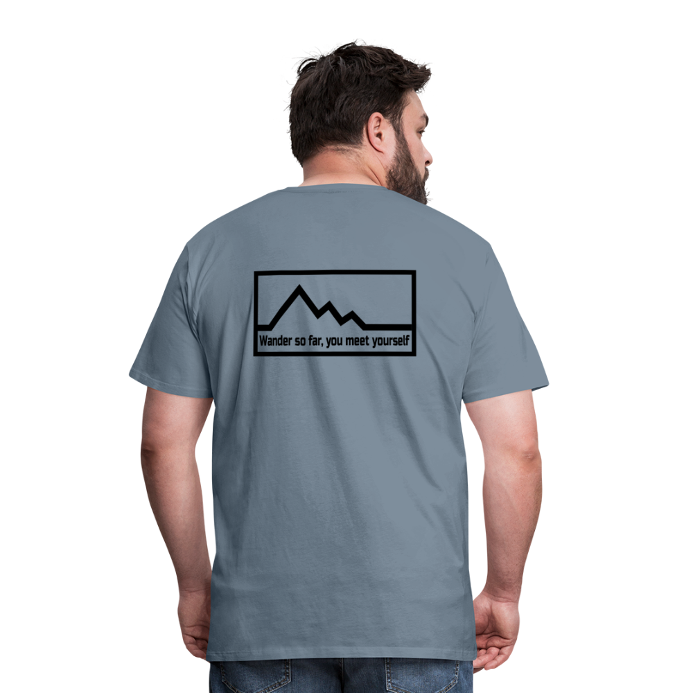 Men's Premium T-Shirt - steel blue