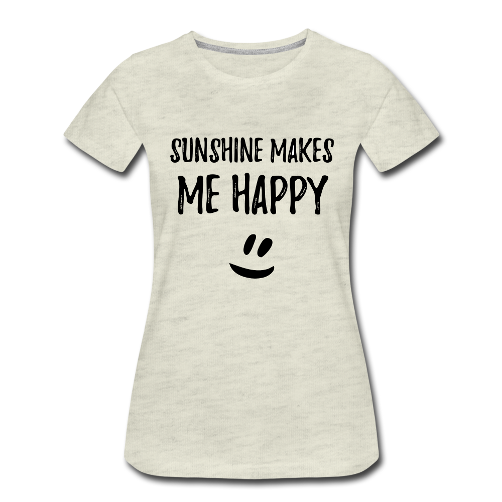 Women’s Premium T-Shirt - heather oatmeal