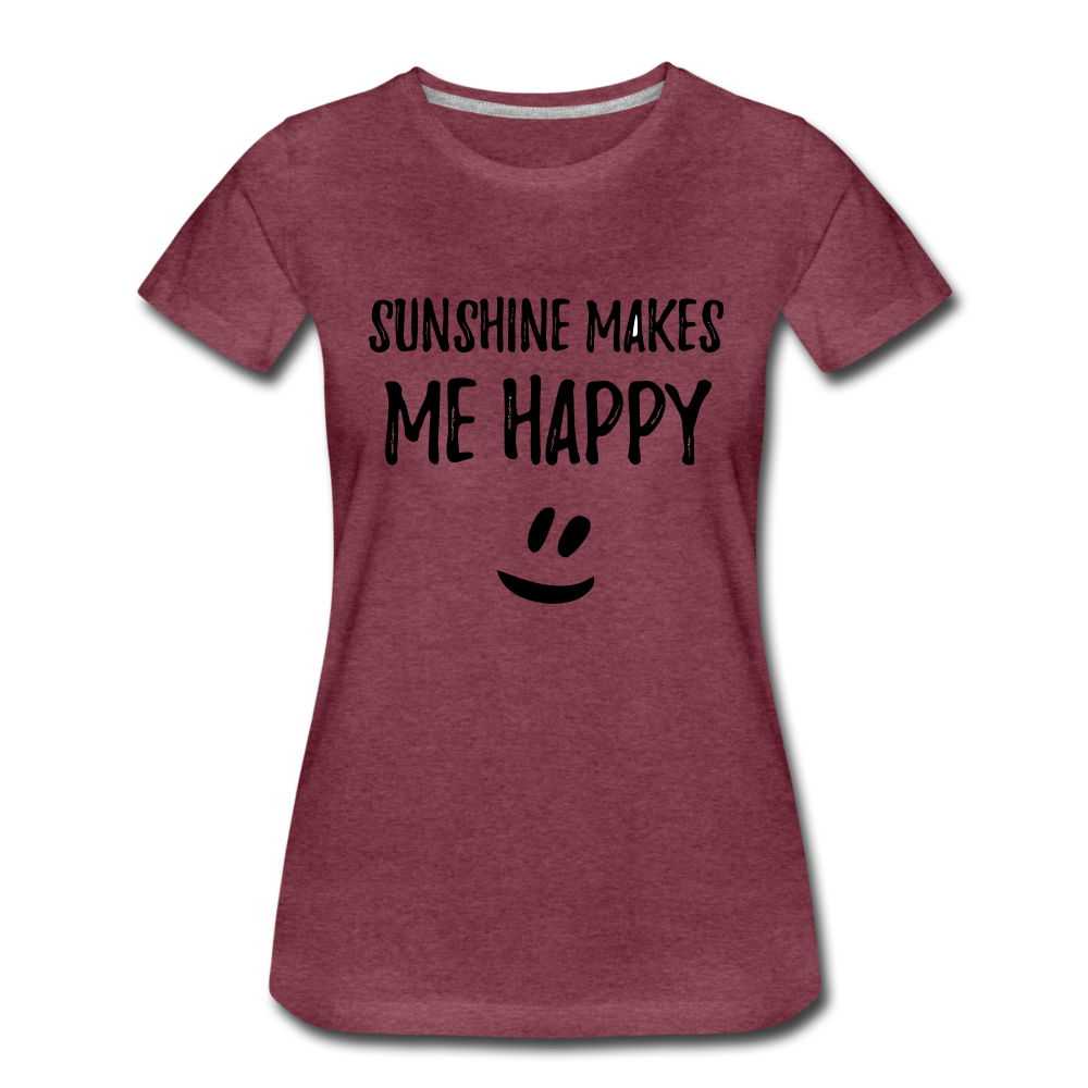 Women’s Premium T-Shirt - heather burgundy