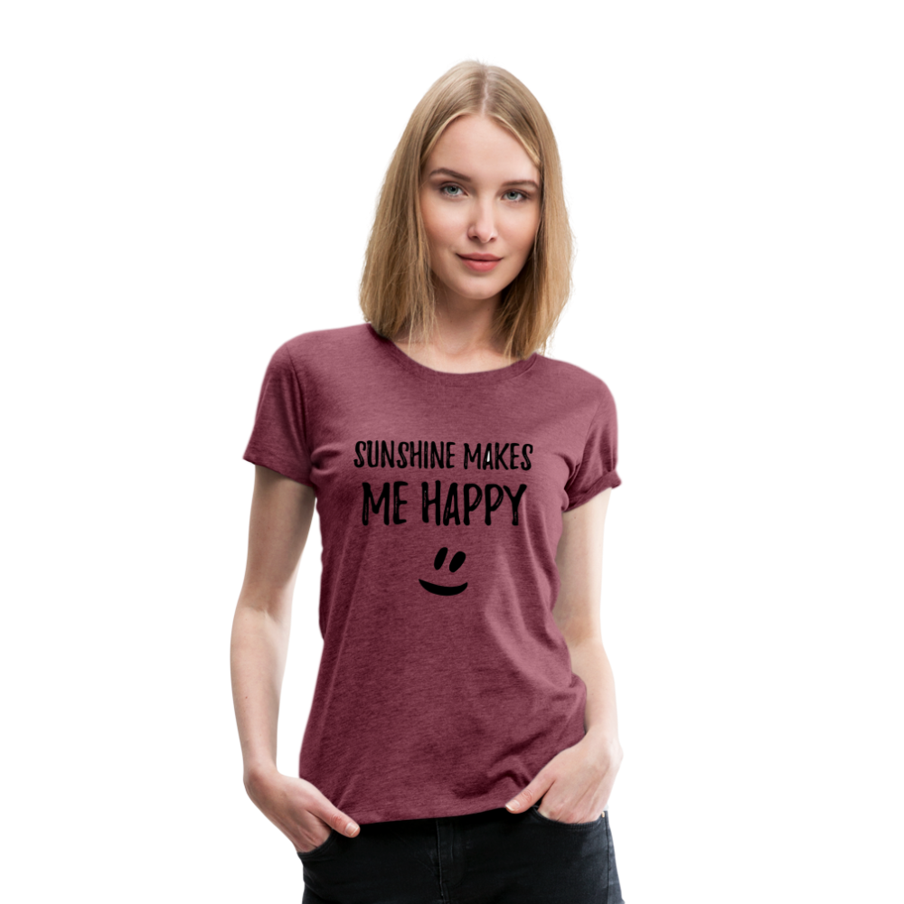 Women’s Premium T-Shirt - heather burgundy