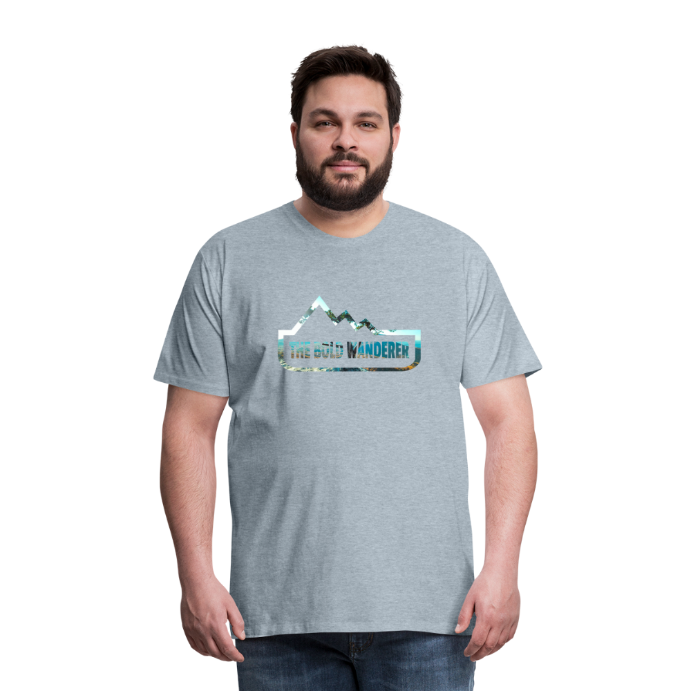 Men's Premium T-Shirt - heather ice blue