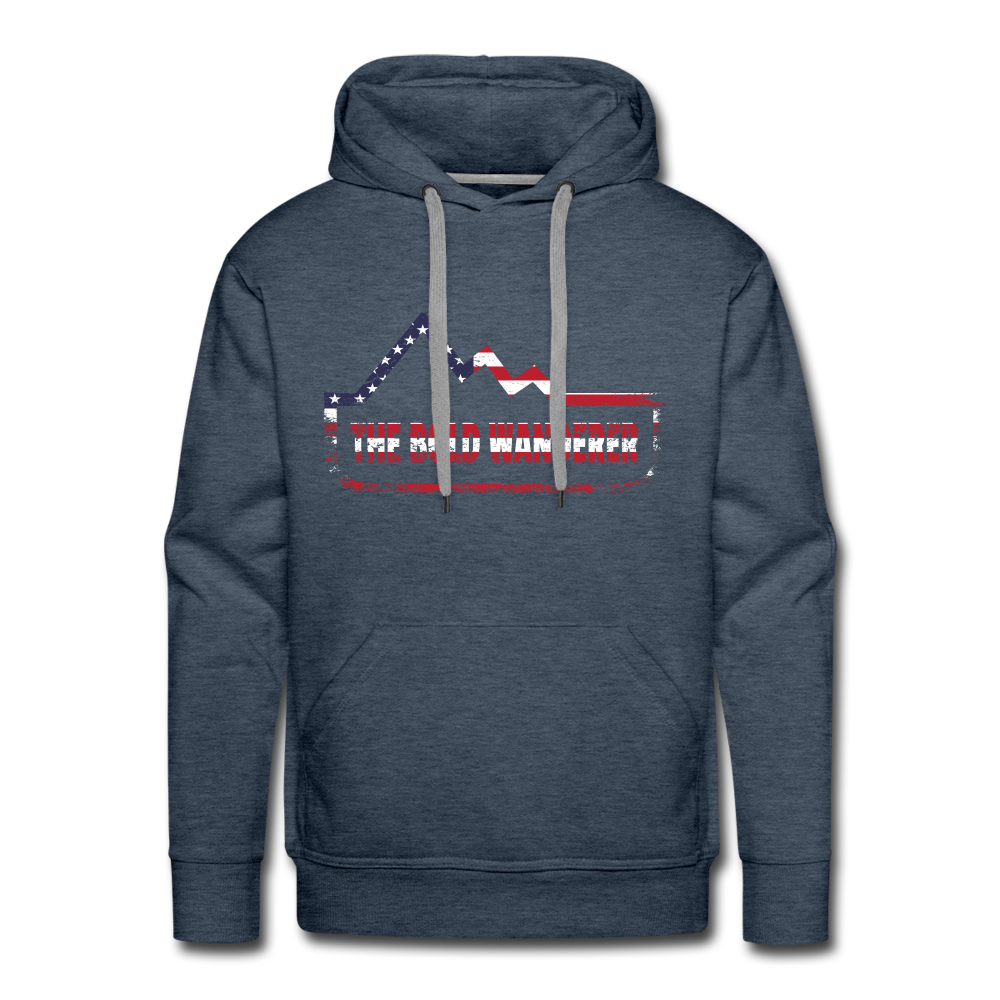 Men’s Premium Hoodie - heather denim