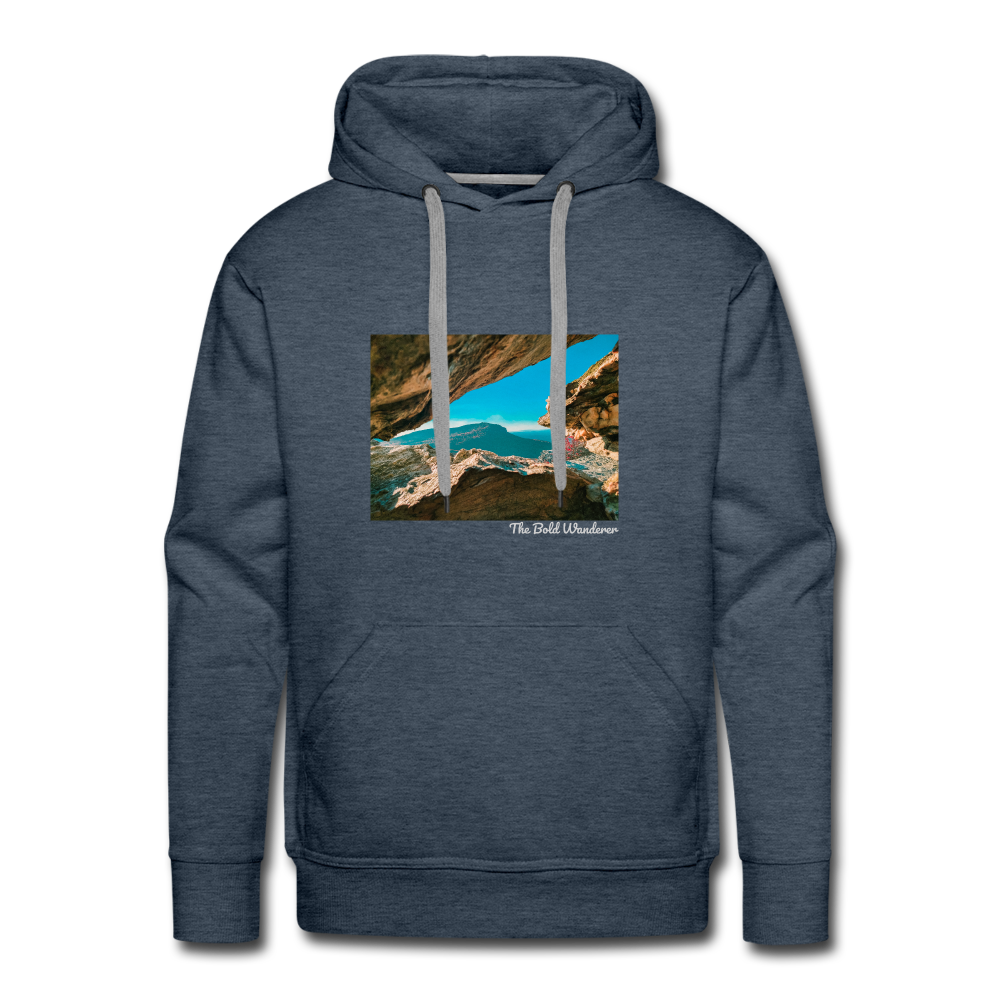 Men’s Premium Hoodie - heather denim