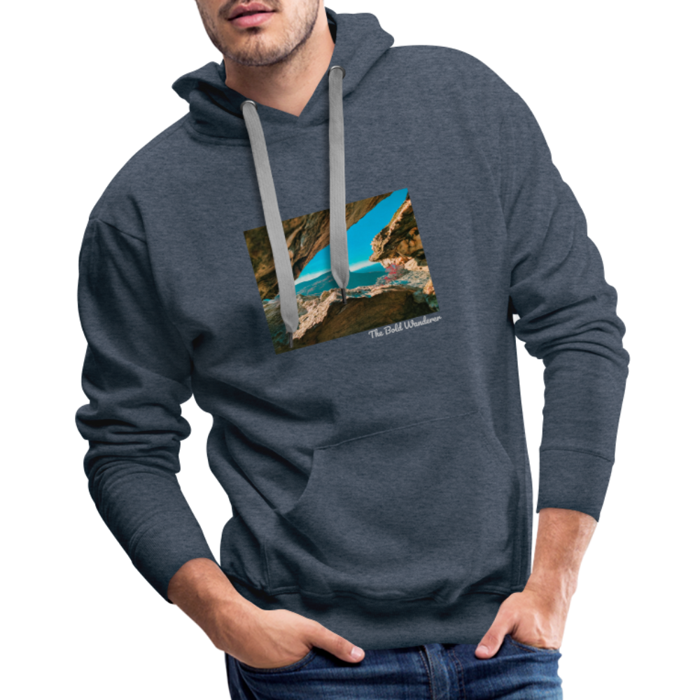 Men’s Premium Hoodie - heather denim