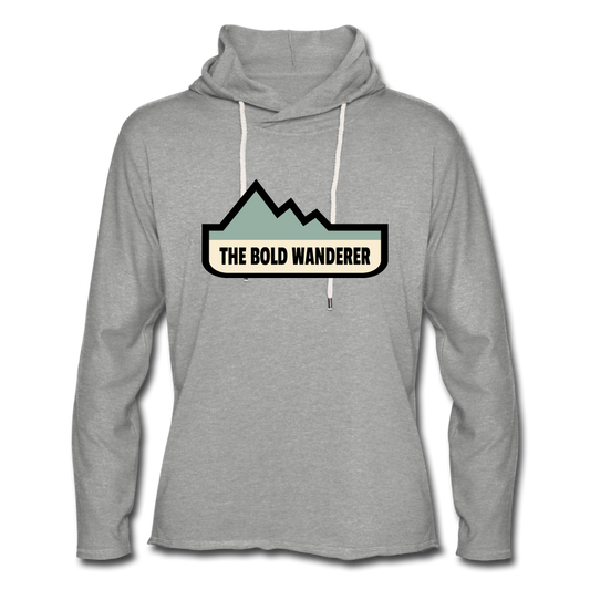 Lightweight Hoodie - heather gray