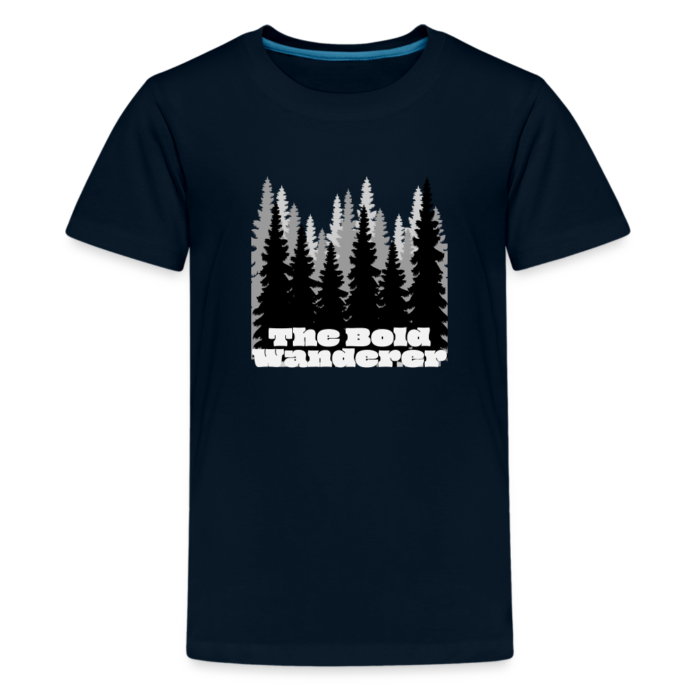 Kids' Premium Forest T-Shirt - deep navy