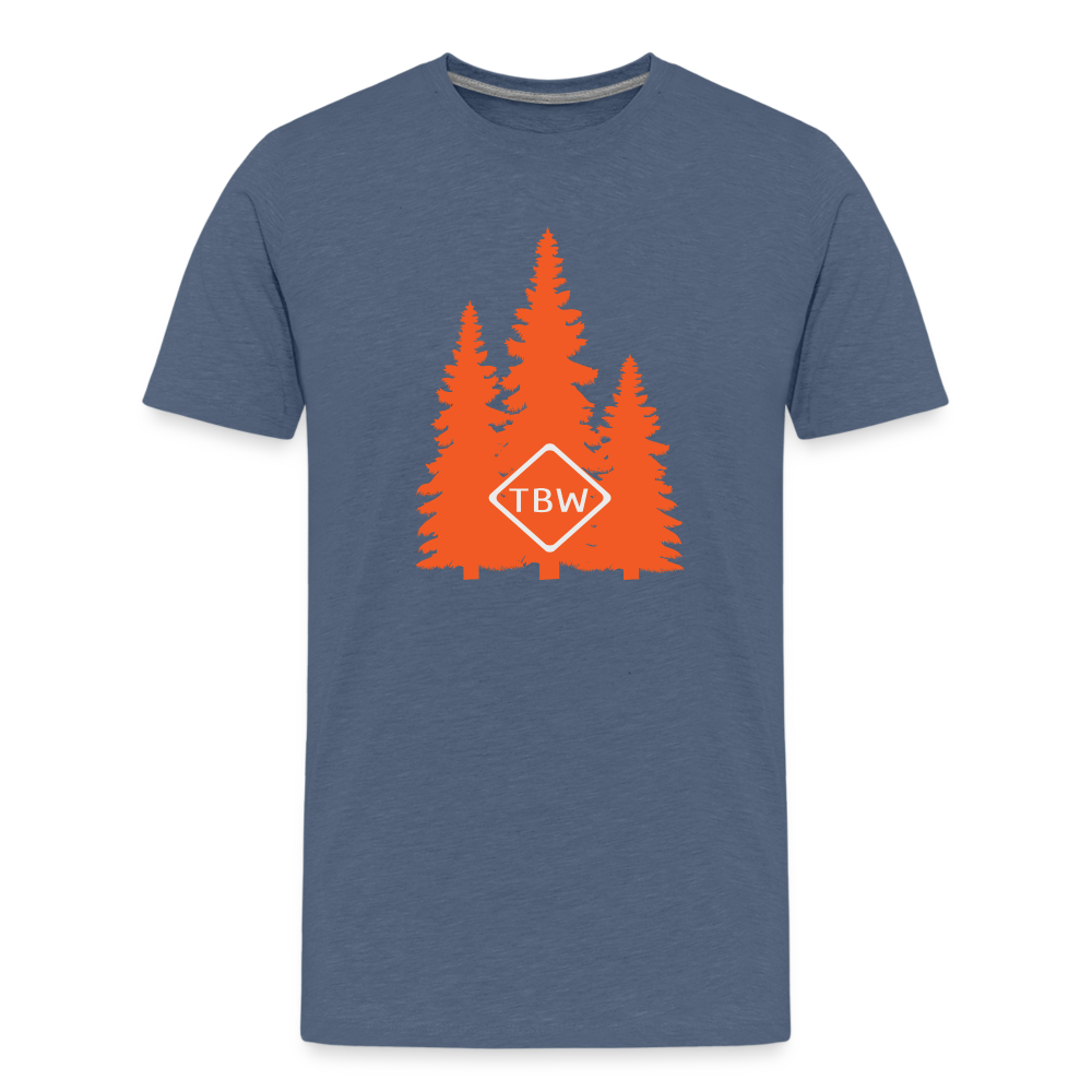 Kids' Premium TBW Trees T-Shirt - heather blue