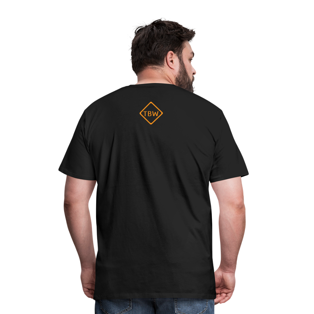Men's Premium Blaze Trail Marker T-Shirt - black