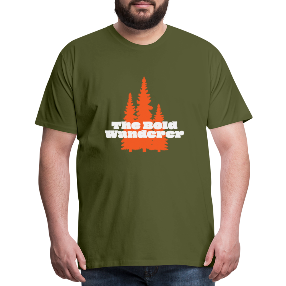 Men's Premium Forest T-Shirt - olive green