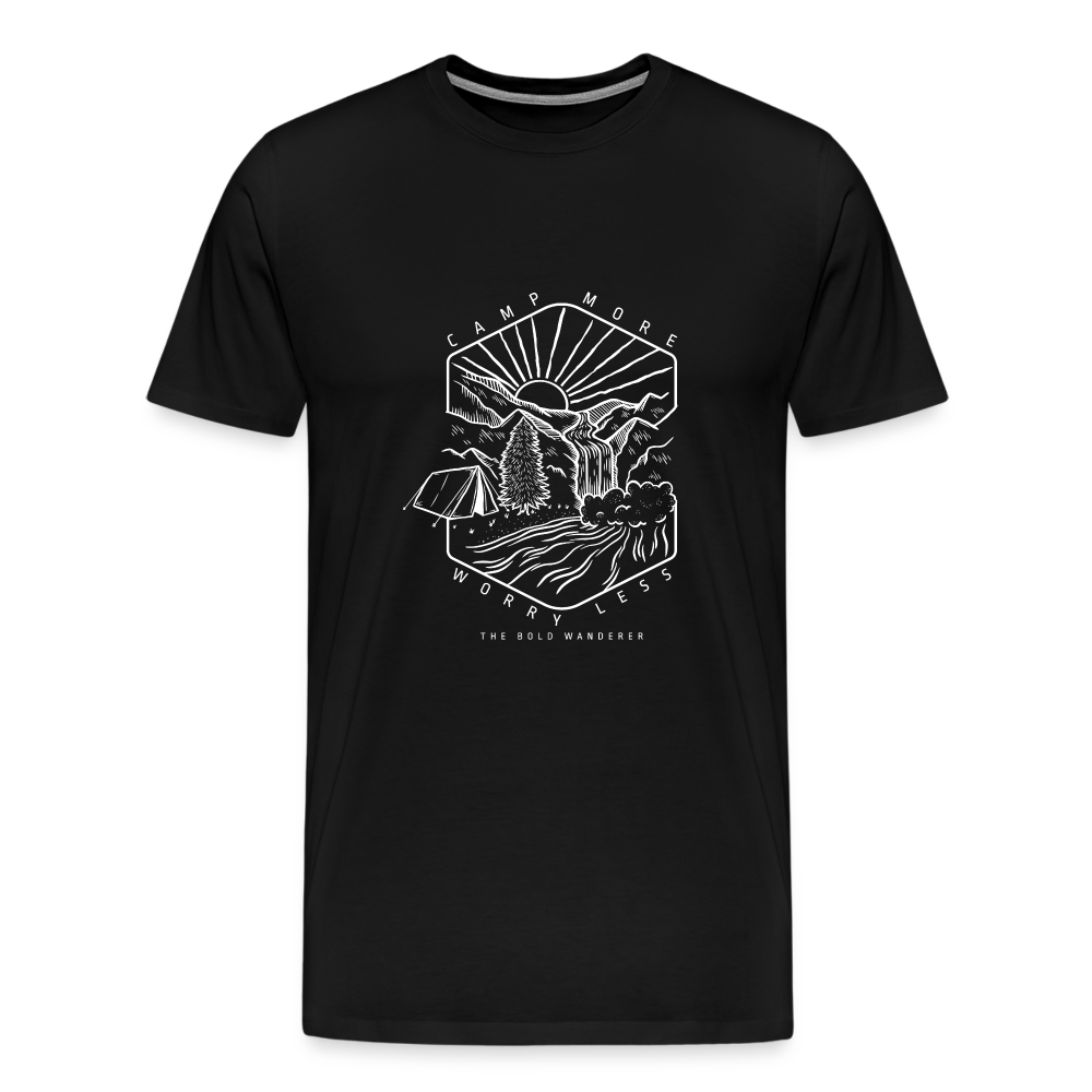 Men's Premium Camp More T-Shirt - black