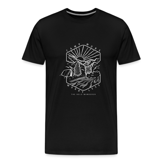 Men's Premium Camp More T-Shirt - black