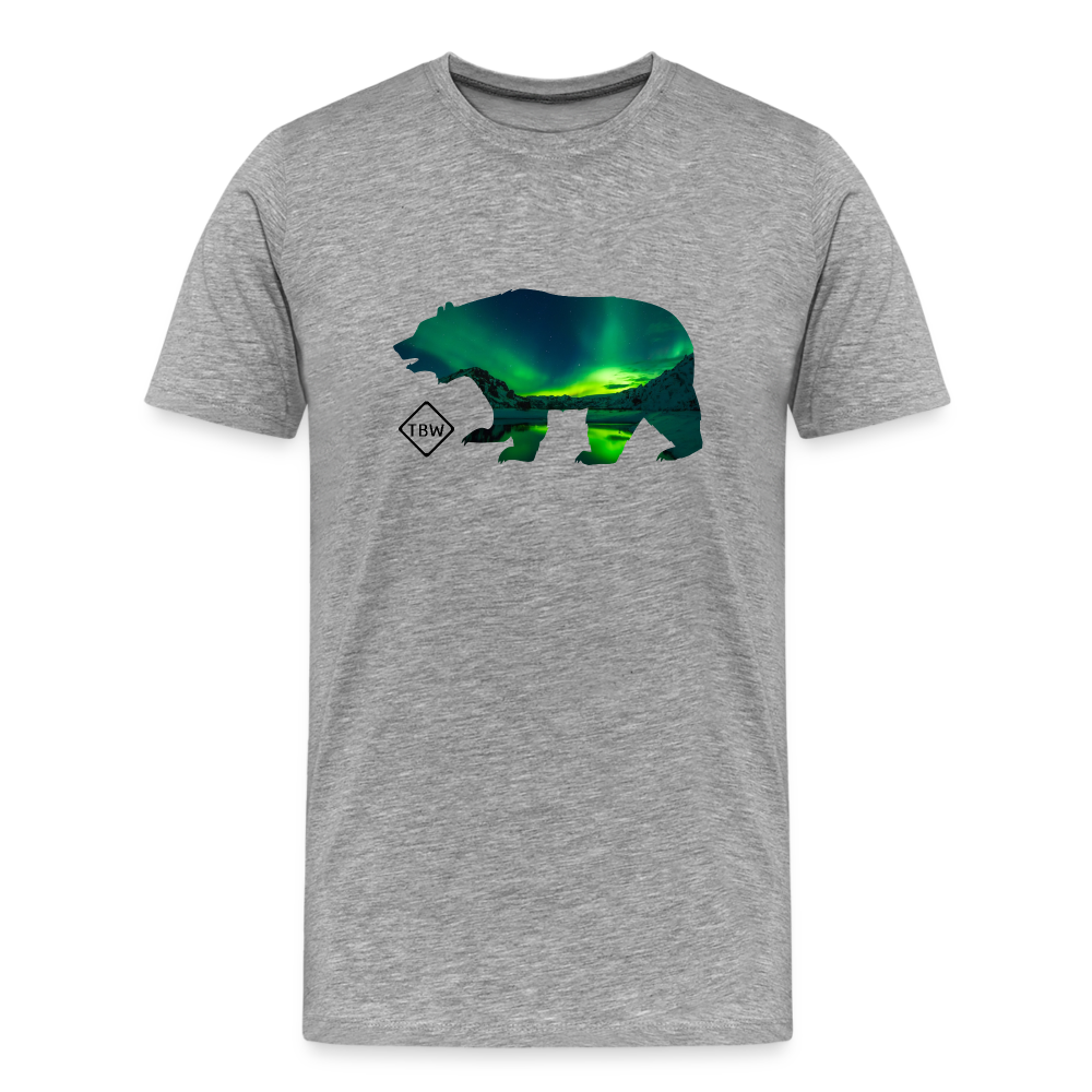 Men's Premium Bear T-Shirt - heather gray