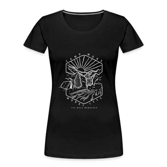 Women’s Premium Camp More Organic T-Shirt - black