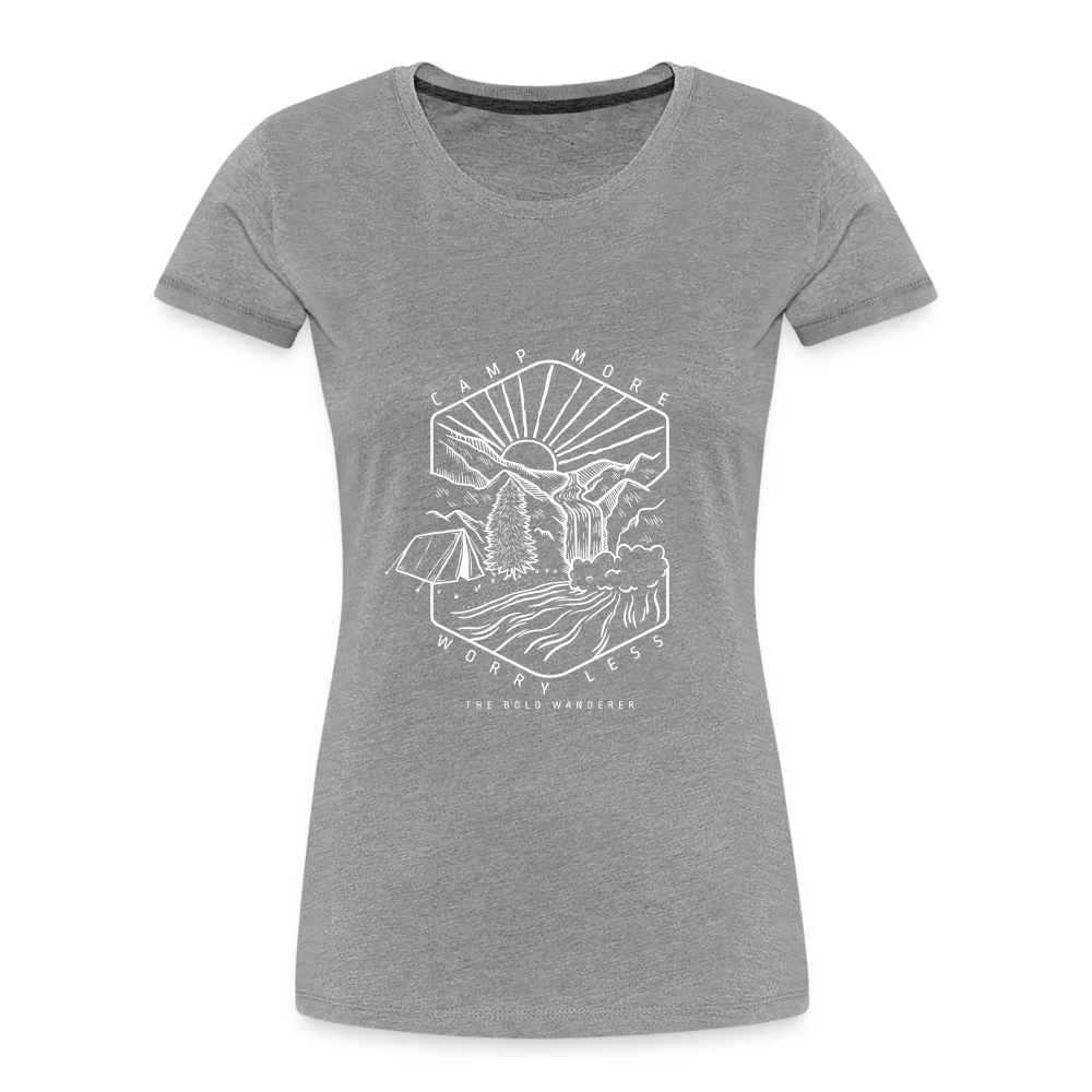 Women’s Premium Camp More Organic T-Shirt - heather gray