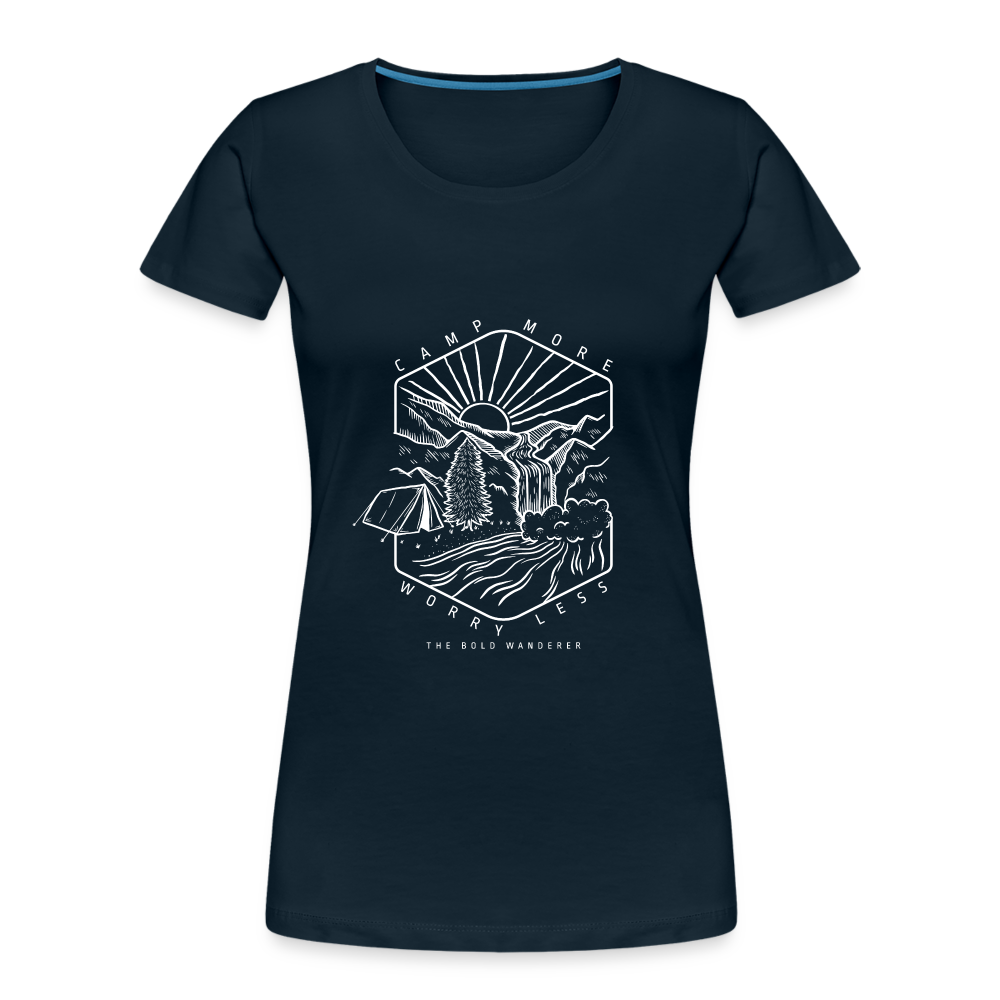 Women’s Premium Camp More Organic T-Shirt - deep navy