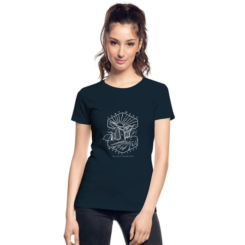 Women’s Premium Camp More Organic T-Shirt - deep navy