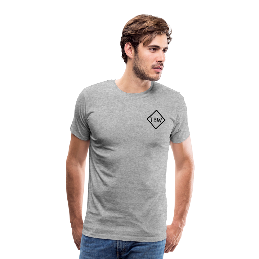 Not All Who Wander Men's Premium T-Shirt - heather gray