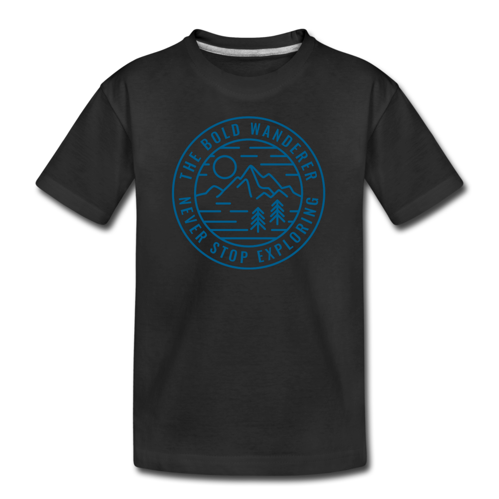 Kid’s Bold Mountains Tee - black
