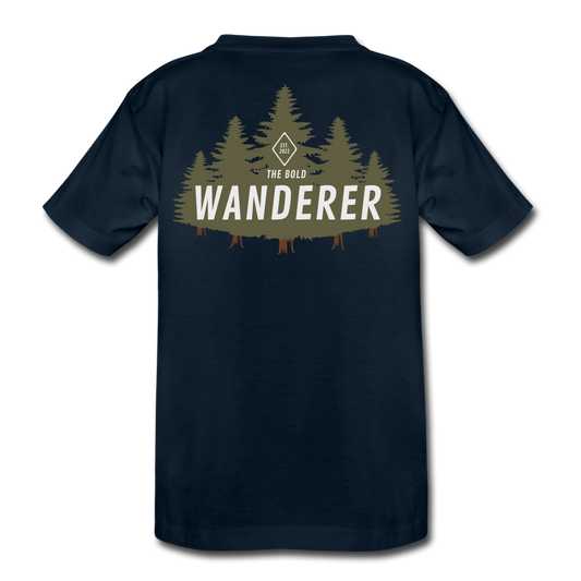 Kid’s Pine Tee - deep navy