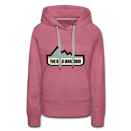 Women’s Bold Color Hoodie - mauve