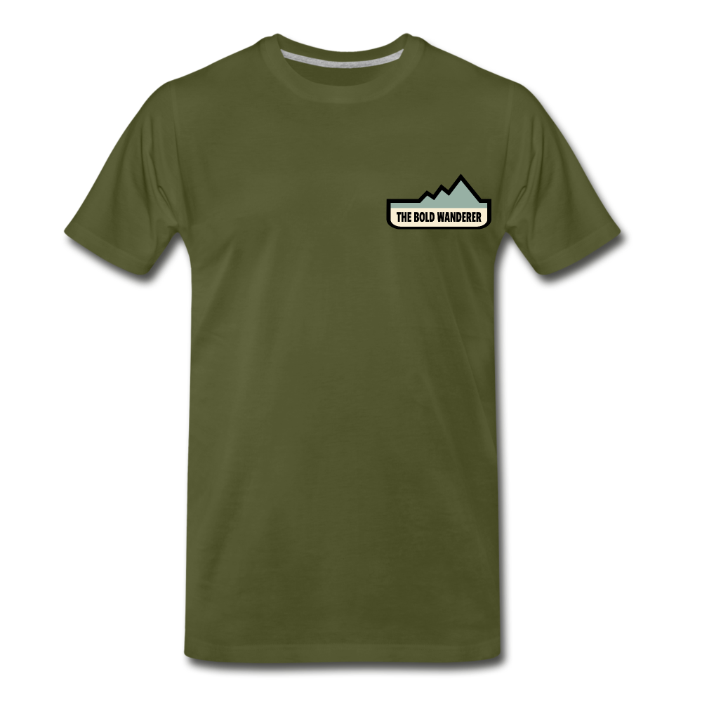 Bold Logo Tee - olive green