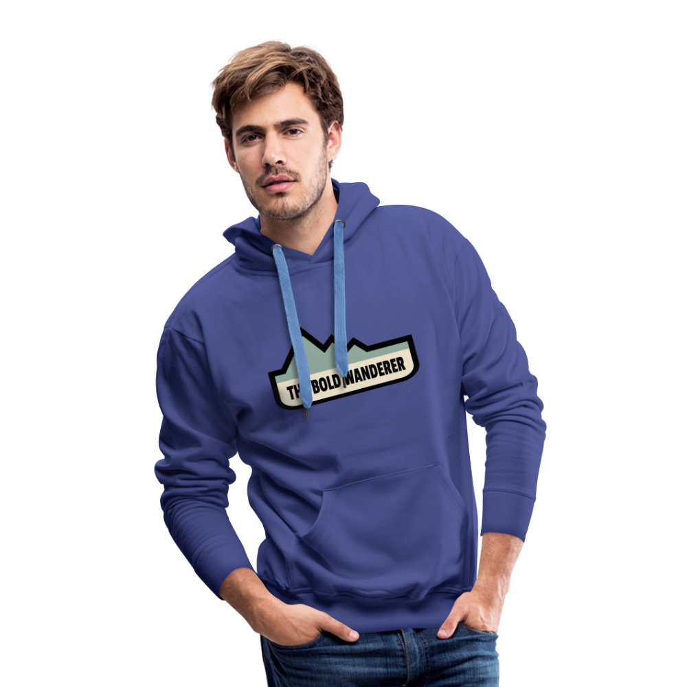 Bold Color Hoodie - royal blue