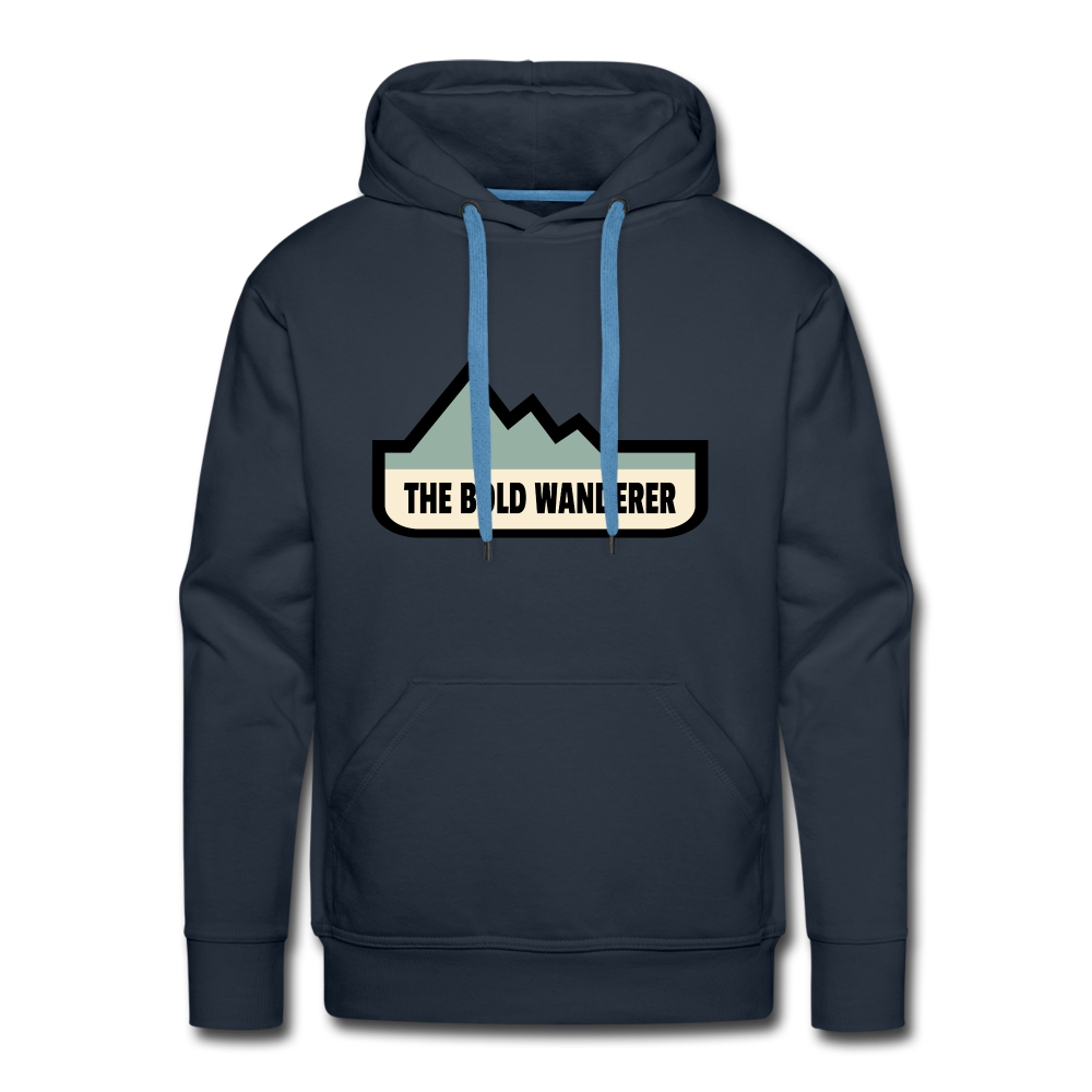 Bold Color Hoodie - navy