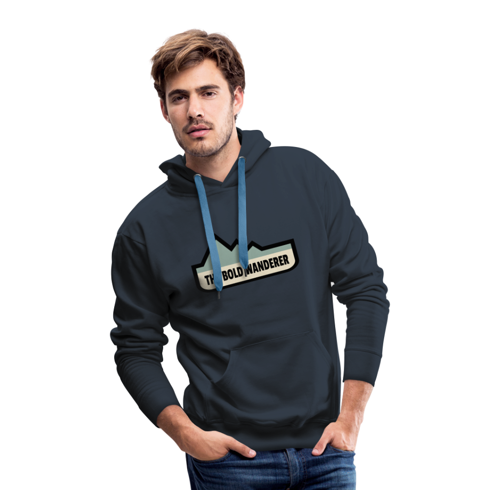 Bold Color Hoodie - navy