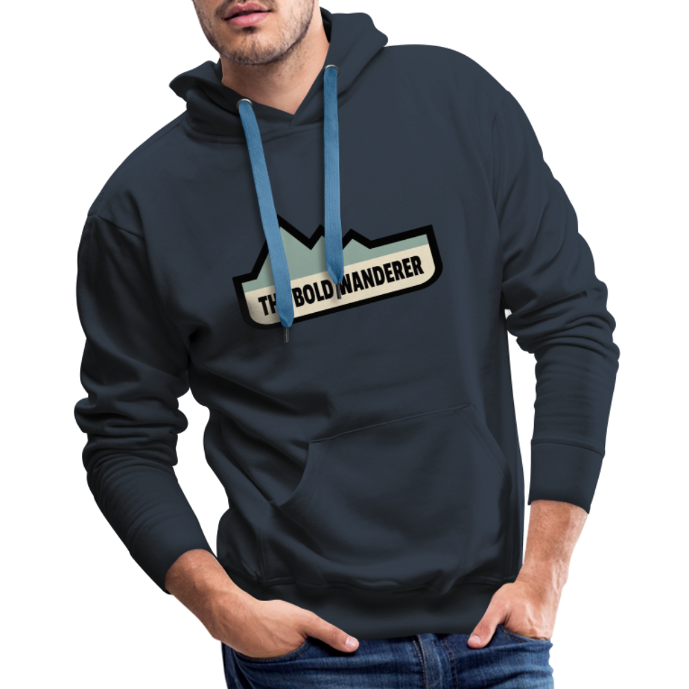 Bold Color Hoodie - navy