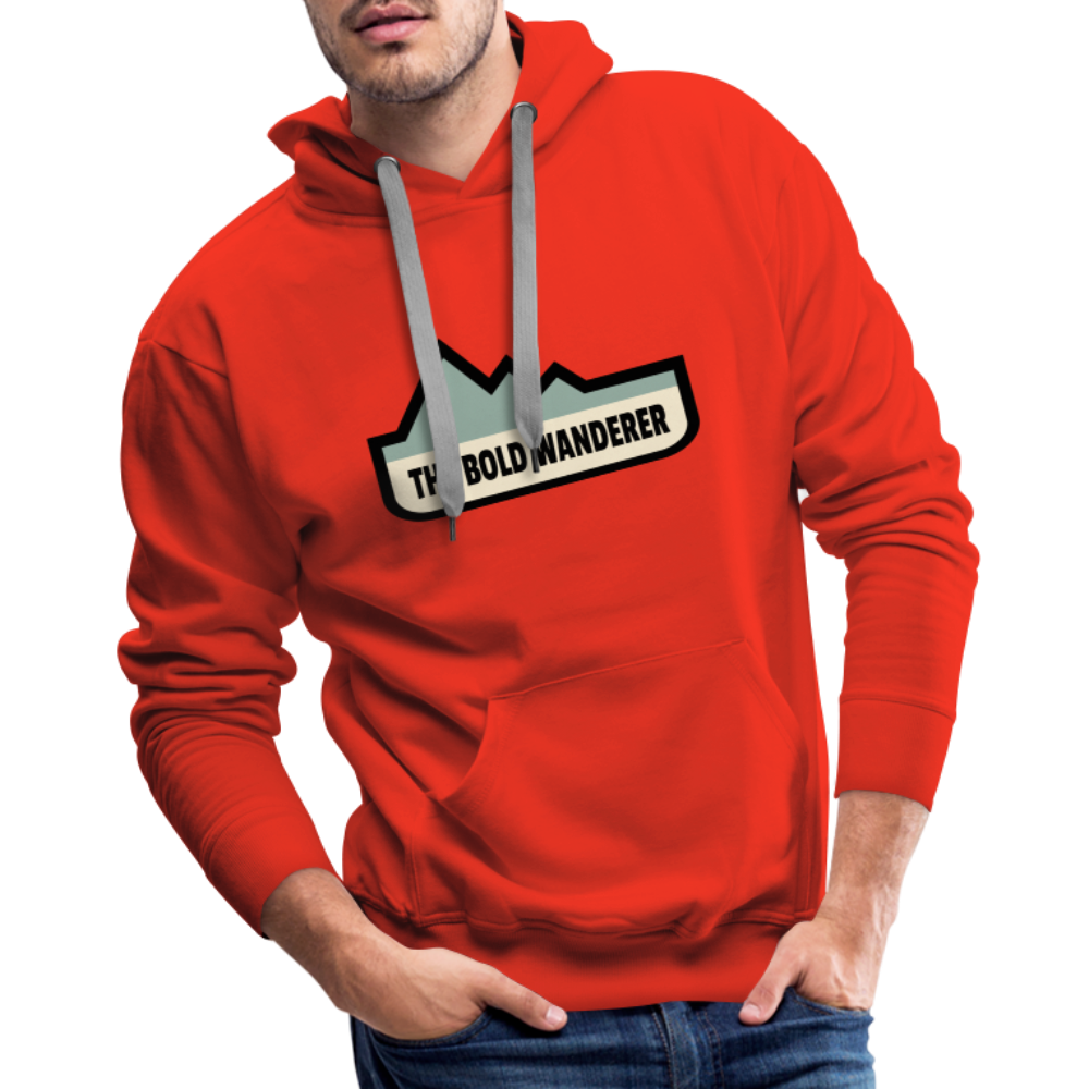 Bold Color Hoodie - red