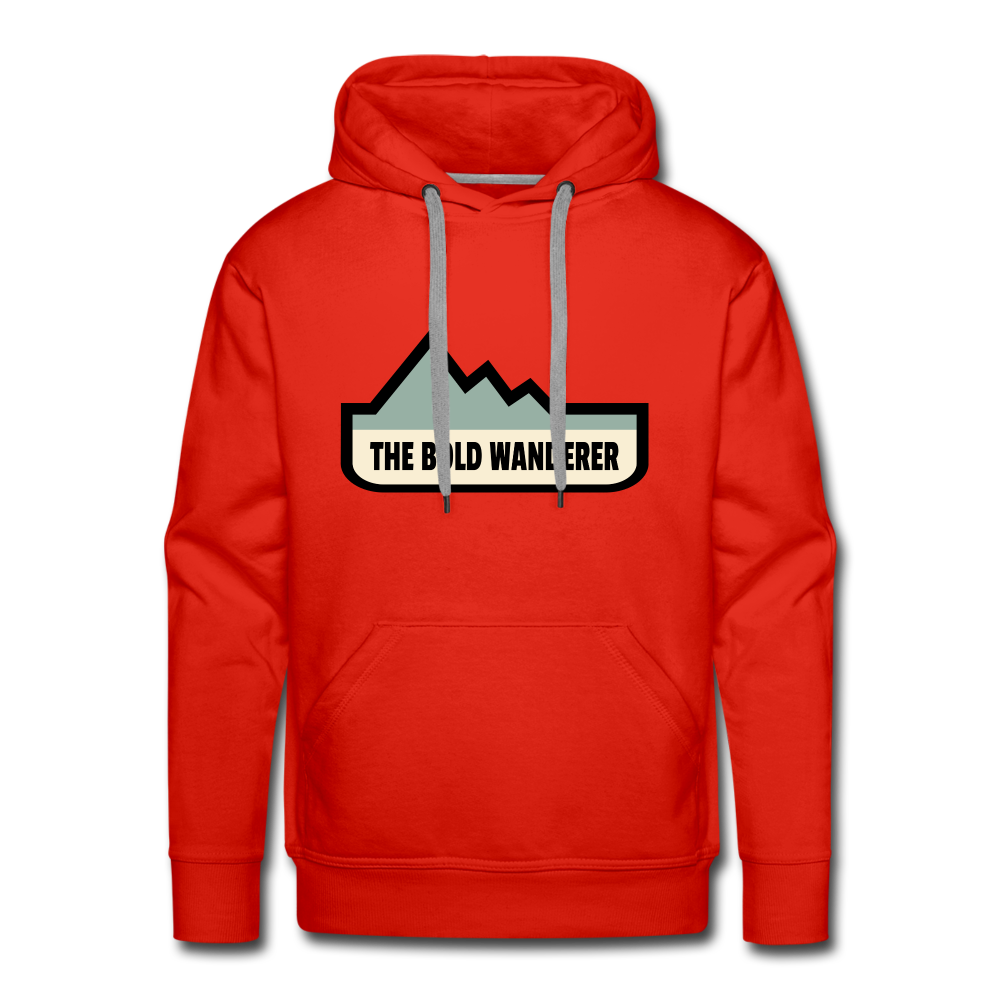 Bold Color Hoodie - red