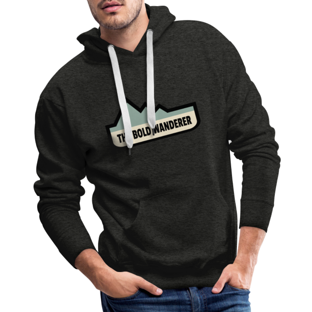 Bold Color Hoodie - charcoal grey