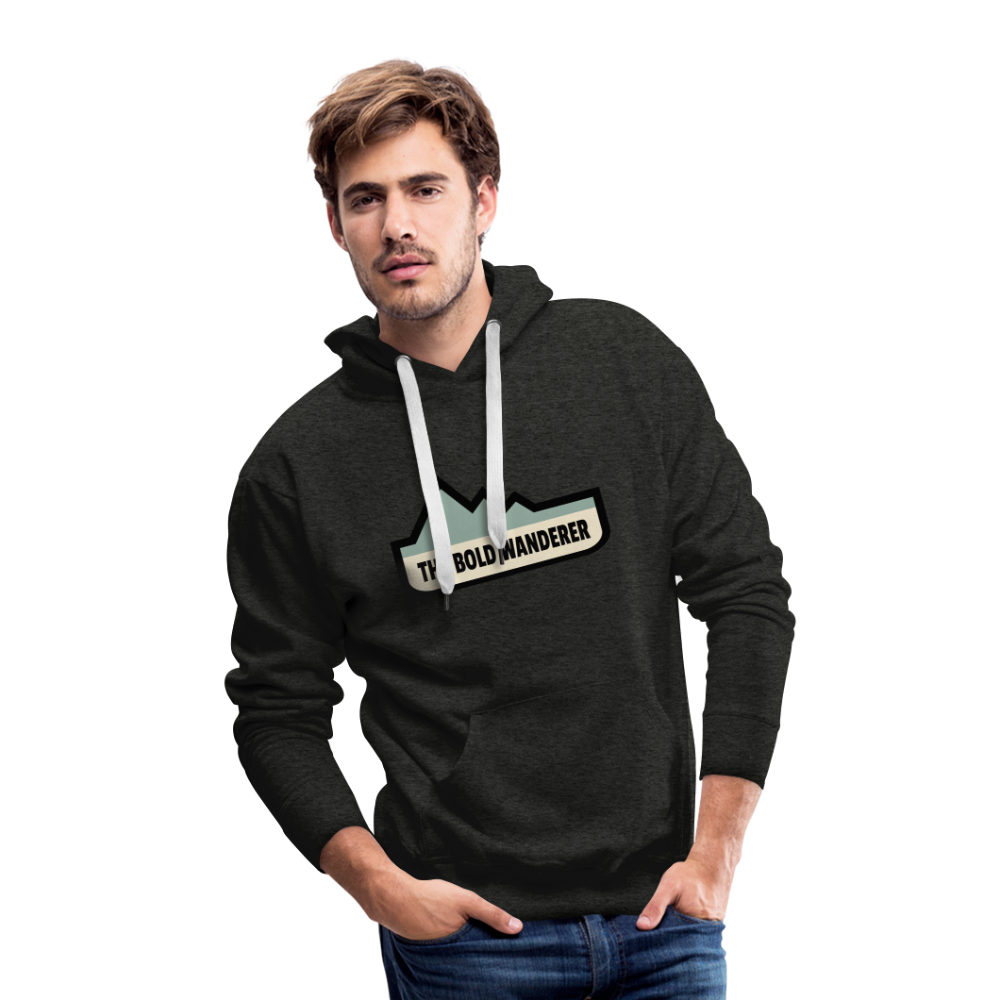 Bold Color Hoodie - charcoal grey